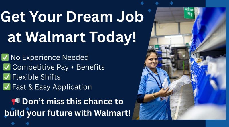 Walmart jobs hiring now